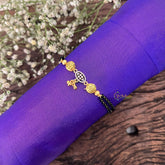 Vriksham AD Stone Oval Shape With Two Gold Plated Mangalsutra Bracelet-G18783